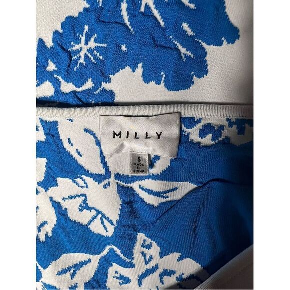 Milly Sleeveless Floral print Fit and Flare Dress Size Small - Picture 5 of 5